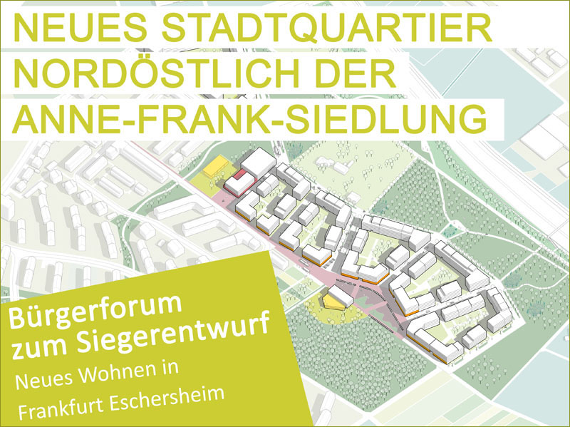 Neues Wohnen in Frankfurt-Eschersheim: Bürgerforum am 08.04.2019