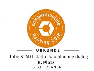 6. Platz im Competitionline-Ranking 2018 für Stadtplaner